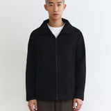 HIGH NECK JACKET IN BLACK