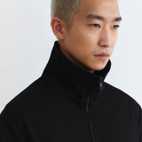 HIGH NECK JACKET IN BLACK