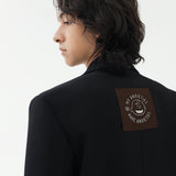 BLZR.ID X PEANUTS ANXIETIES BLACK BLAZER