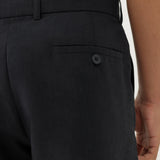 🌳 LINEN SHORTS IN BLACK