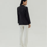 MICHELLE BLACK STRIPE BLAZER