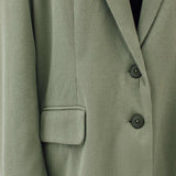 KNIT SAGE OVERSIZED BLAZER