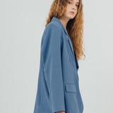 PARK BLUE OVERSIZED BLAZER