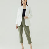 PHOEBE BROKEN WHITE BLAZER
