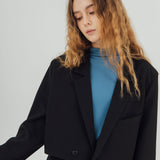 JAMIE BLACK CROP BLAZER