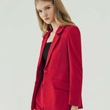 MICHELLE RED BLAZER