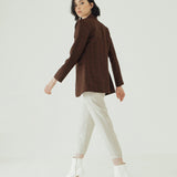 KHLOE MAHOGANY BLAZER