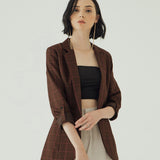 KHLOE MAHOGANY BLAZER