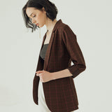 KHLOE MAHOGANY BLAZER